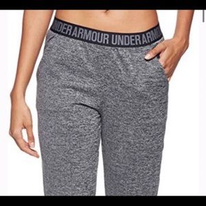 Under Armour Women's Tech Twist Loose-Fit Gray Joggers